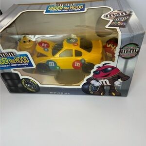 M&M UNDER THE HOOD CANDY DISPENSER NASCAR RACE CAR Limited Edition Collectible